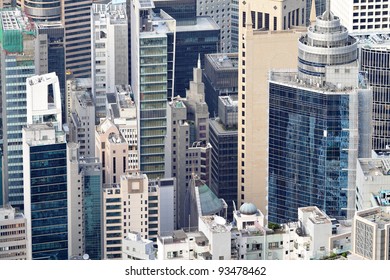 crowded building