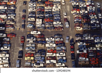 Crowded Parking Lot