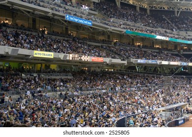 Crowds of Baseball fans at Petco Park - home of the Padres