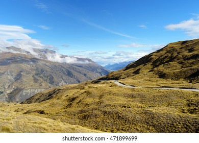 The Crown Range road (formerly State Highway 89) in the Otago region of the South Island of New Zealand. It lies between Queenstown and Wanaka. It is the highest main road in New Zealand.