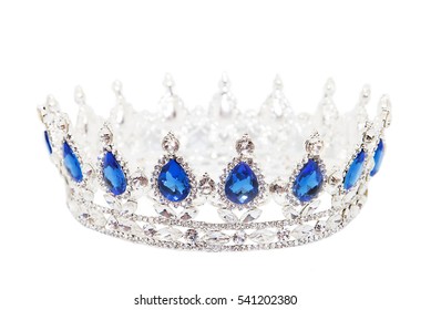 Crown Sapphire Isolated On White Background Stock Photo 541202380 ...