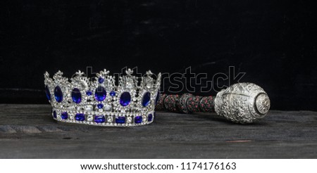 crown and scepter