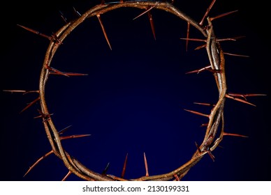 Crown Of Thorns On Dark Background