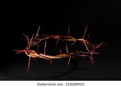 Crown Of Thorns On Dark Background