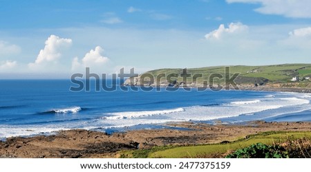 Croyde and Baggy Point in North Devon.