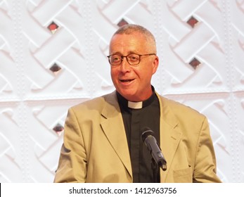 Croydon, UK - May 2019 – Priest Guest Speaker Building Bridges At A Multi Faith Iftar Dinner