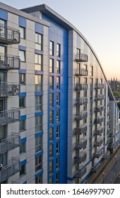 CROYDON, UK - OCTOBER 24, 2008: Citiscape High-rise Private Residential Apartment Block, Croydon, UK. The Building Was Found To Have Unsafe ACM Cladding.