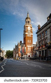 Croydon, UK - September 14, 2017: Croydon Central Library Is Croydon's Main Public Library Located Inside The Croydon Clocktower In Croydon, South London