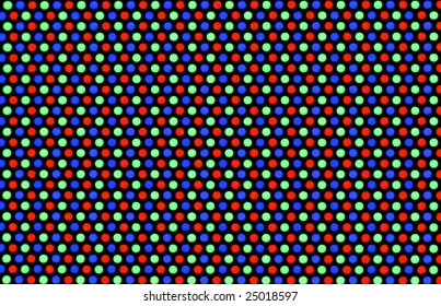 Crt Pixels Extreme Closeup 35mm X Stock Photo 25018597 | Shutterstock