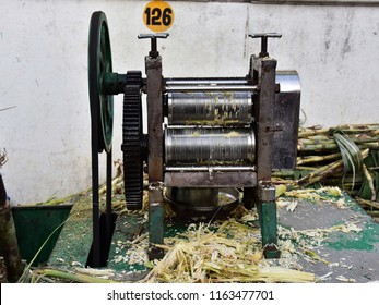 Crude Mechanical Devise Crush Extract Juice Stock Photo (Edit Now ...