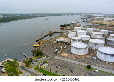 Crude oil tank storage chemical factory petrochemical refinery product at oil storage terminal petroleum company