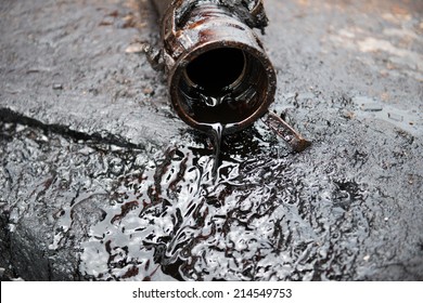 Crude Oil From Oil Well