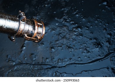crude oil from oil well - Shutterstock ID 250993063