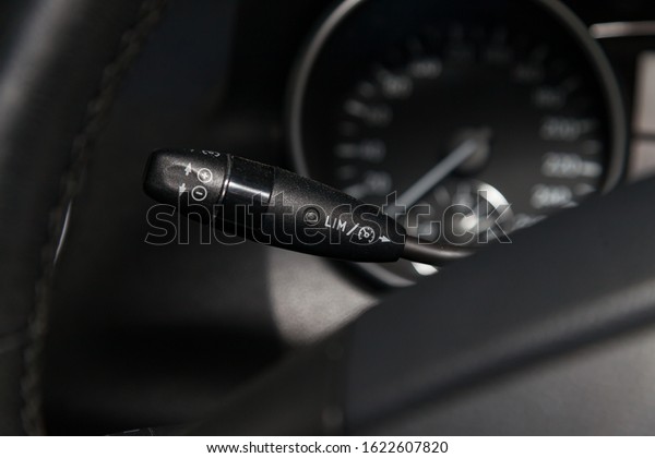 Cruise control stalk switch to set the speed\
limit, movement without the help of gas pedal while driving a car\
over distances, which allows the driver to not get tired and make\
travel more comfortable