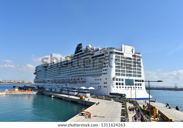 Cruise Liner Preparing Next Departure Port Stock Photo Edit Now