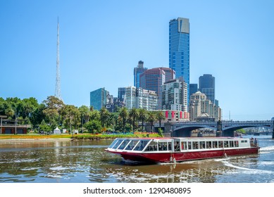 Cruise On Yarra River In Melbourne, Australia