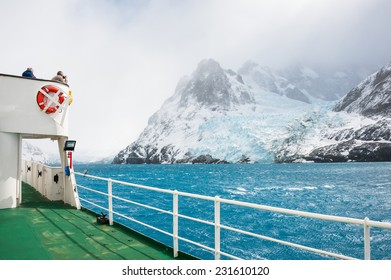 Cruise Ship In Antarctica