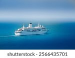 Cruise ship luxury, making perfect of a maritime adventure of holidays, international travel, and oceanic journeys for leisure, tourism, or exploration who love open-sea travel, creating a harmonious.