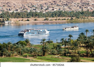 Cruise Ship On Nile River