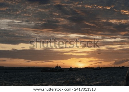 Cruising Benoa, Pedungan, Denpasar Selatan, Denpasar, Bali, Sunset, Landscape, Ocean, Sea, Object