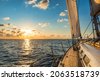 sailboat sunrise