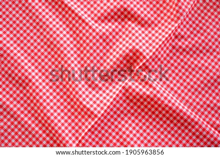 crumble classic pink plaid fabric or tablecloth background