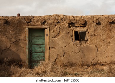 Crumbling Adobe House, New Mexico