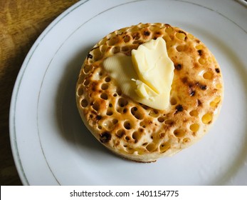 Crumpet With Butter On Top