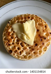 Crumpet With Butter On Top