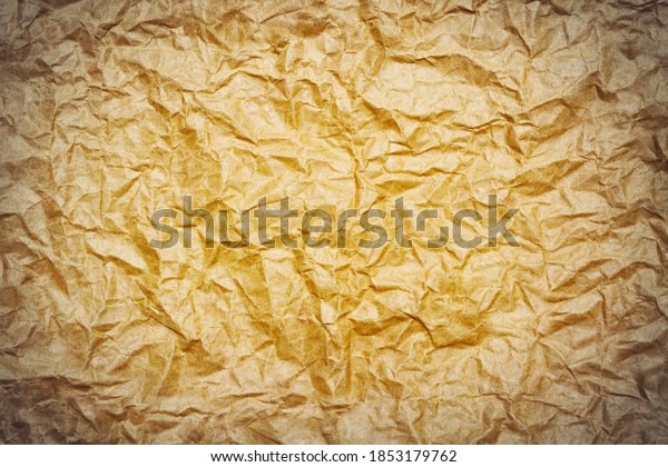 Crumple Old Paper Texture Vintage Paper Stock Photo 1853179762 ...