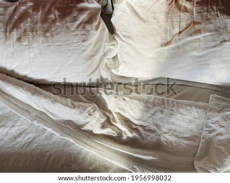 Similar – Image, Stock Photo Good morning Bed Bedroom