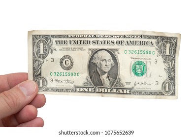 Crumpled Dollar Bill