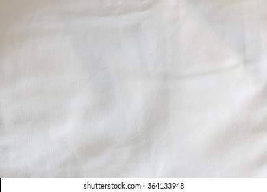 Crumpled fabric texture, white table cloth , white canvas - Powered by Shutterstock