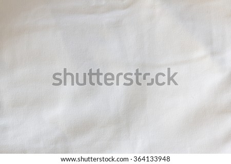 Crumpled fabric texture, white table cloth , white canvas