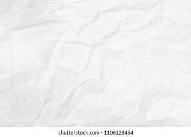 Crumpled old white paper texture	 - Shutterstock ID 1106128454