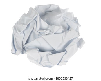 Crumpled Paper Ball Isolated On White Stock Photo 254948914 | Shutterstock