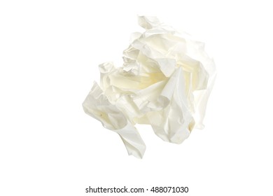 Crumpled Paper Ball Isolated On White Stock Photo 488071030 | Shutterstock