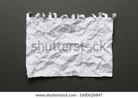 Similar – crumpled paper ball