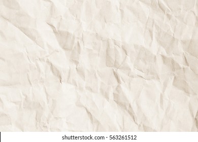Crumpled Paper Texture Floor Background. Wrinkled Book Cover White Pastel Paint Top View; Gray Grunge Surface Empty Parchment Sheet. Dirty Art Poster Above Folds Angle Craft Focus Light Scene.