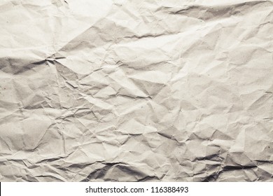 Crumpled paper texture. Recycled paper background - Shutterstock ID 116388493
