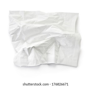 Crumpled Tissue, Clipping Path Included