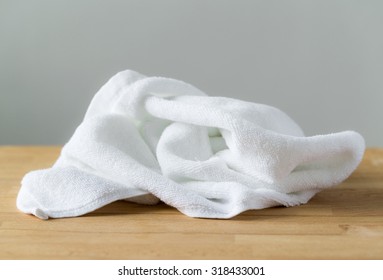 Crumpled towel