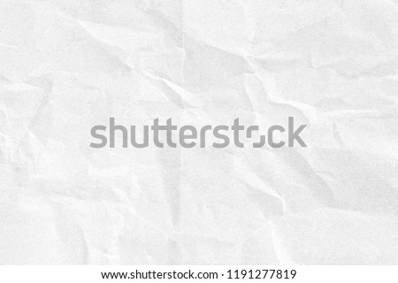 Crumpled white paper texture