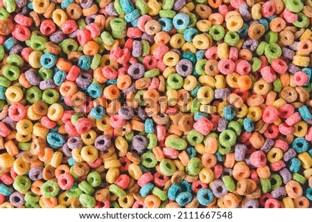 Crunchy corn flakes as background