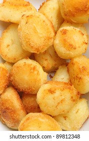 Crunchy Golden Roast Potatoes Ready For Sunday Lunch.