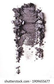 Crushed Eyeshadow Isolated On White