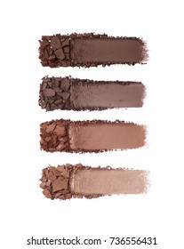 Crushed Eyeshadow Isolated On White