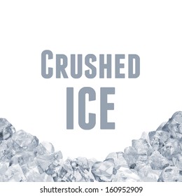 Crushed Ice Pile With Clipping Path