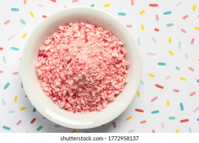 Crushed Peppermint Candy In A Bow