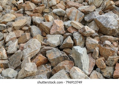 Crushed stone pattern background